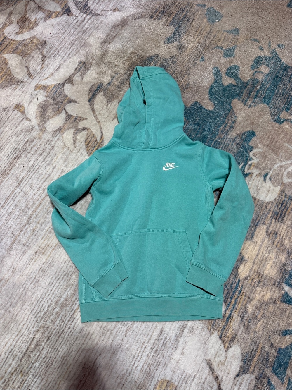 Nike Kids' Teal Hoodie Pullover size Medium